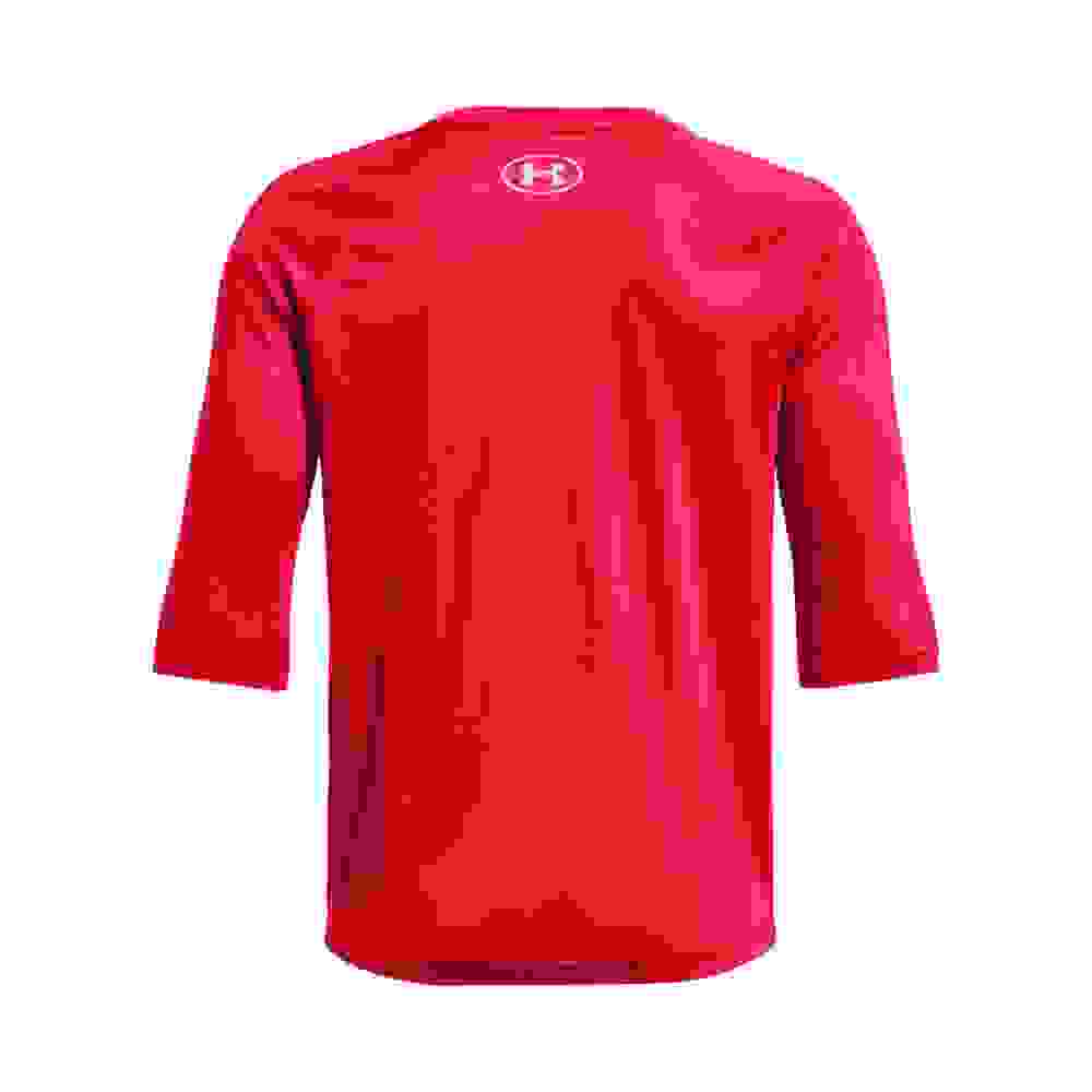 Under Armour Utility Big Boys' Grey/Red 2/3 Shirt